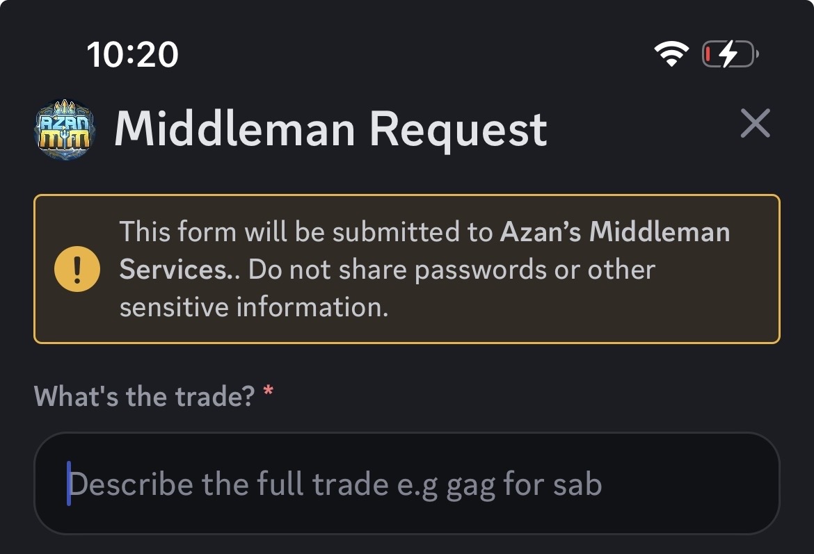 Describe the Trade
