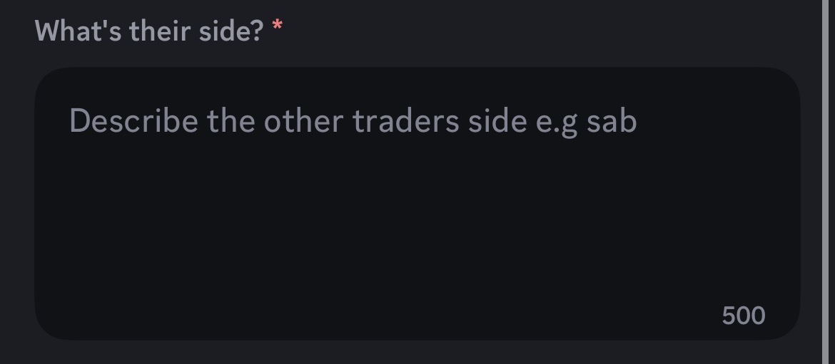 Describe Their Side